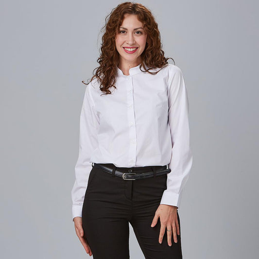 CAMISA MUJER M/L C/MAO ELASTAN - Bordando Sueños