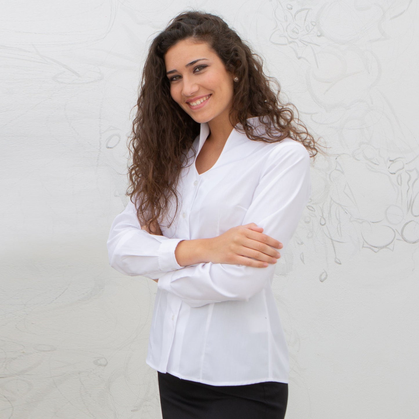 CAMISA MUJER CUELLO CHIMENEA LILIANA