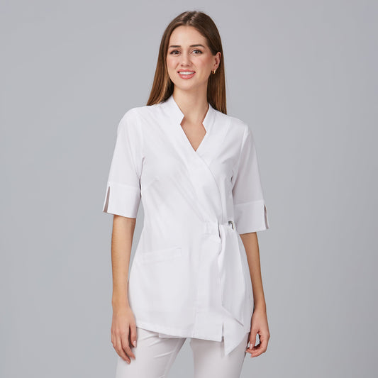 BLUSA CRUZADA MUJER BUGULA - Bordando Sueños