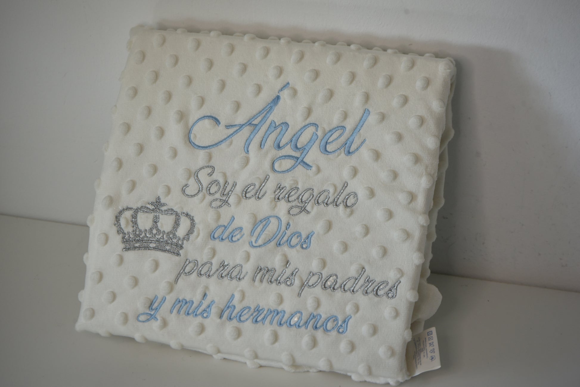 Manta topito personalizada Corona + Frase