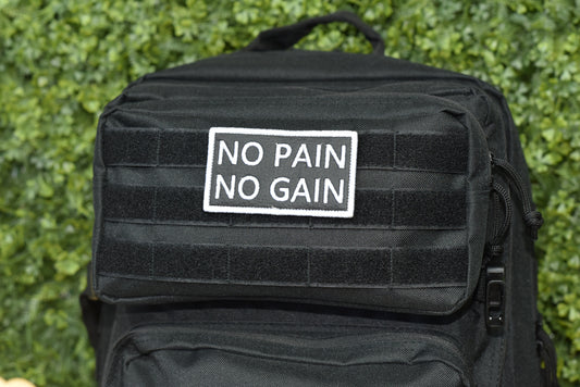 Parche NO PAIN NO GAIN | Con velcro