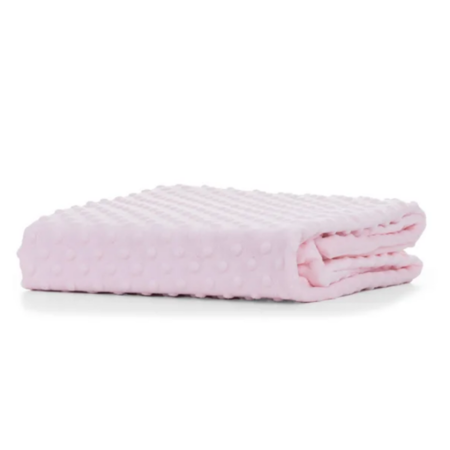 Manta de topitos con nombre bordado y Estrellas Rosa