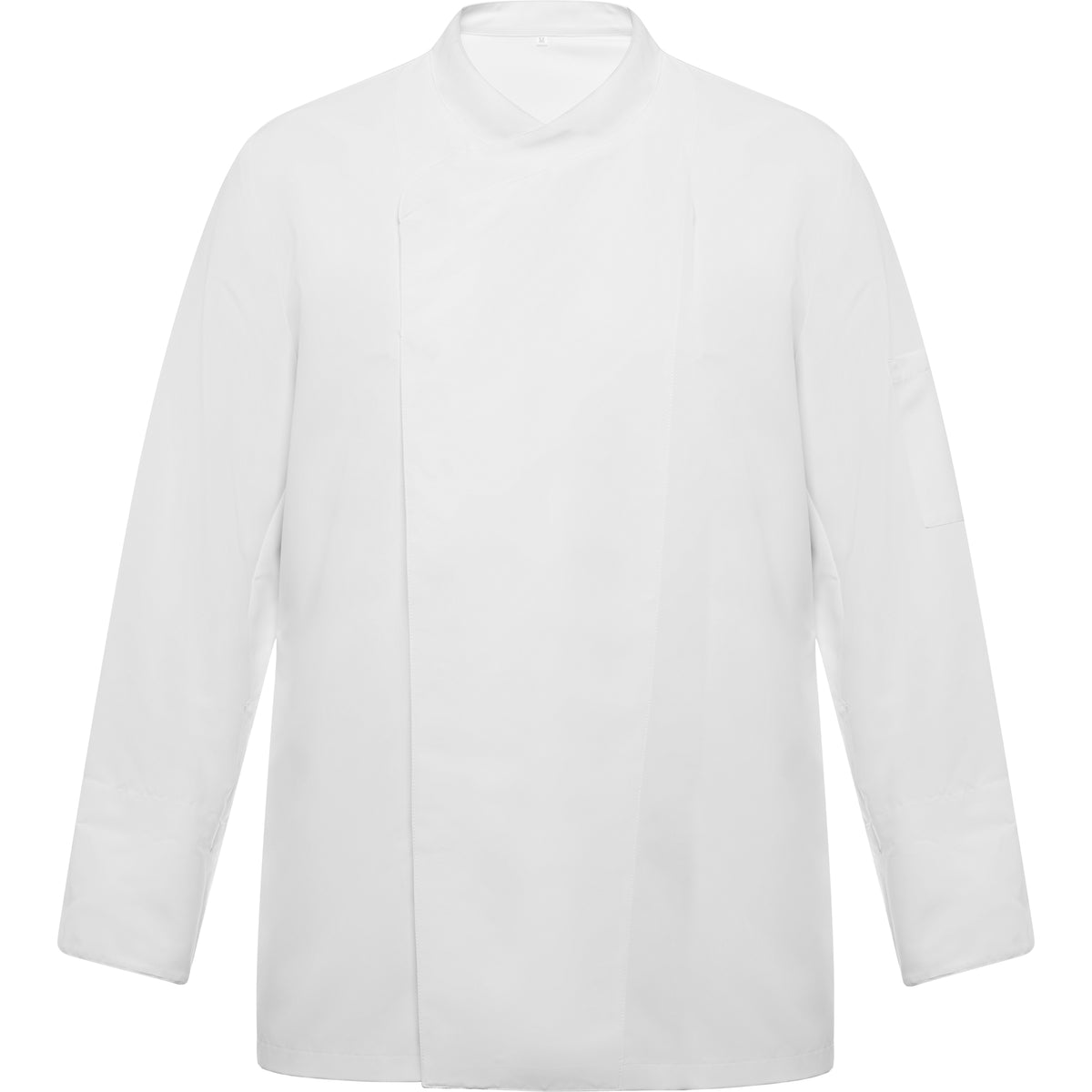 Chaqueta de Cocina Unisex Profesional Transpirable con Botones Ocultos Blanco