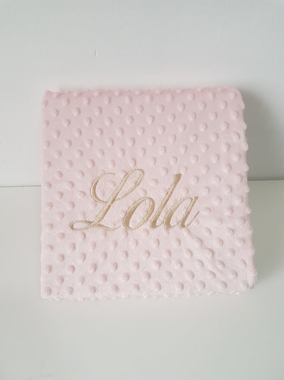 Manta topito personalizada | Nombre bordado