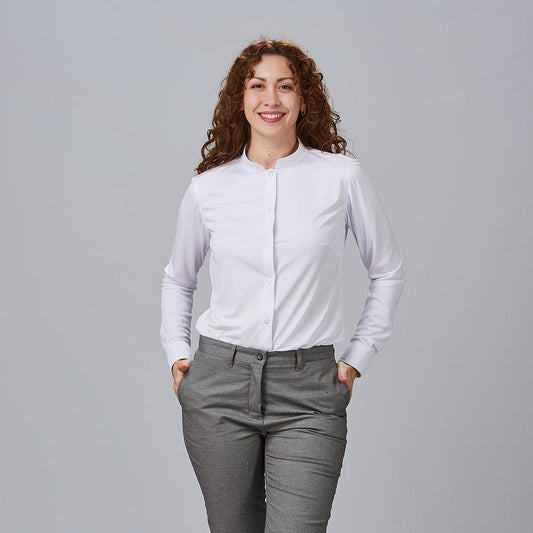CAMISA MUJER C/MAO INTERLOCK RENATA - Bordando Sueños