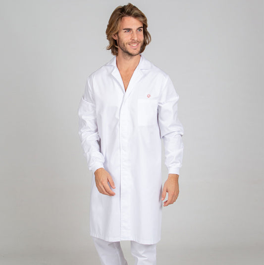 BATA UNISEX M/L SARGA BLANCA BORDADA