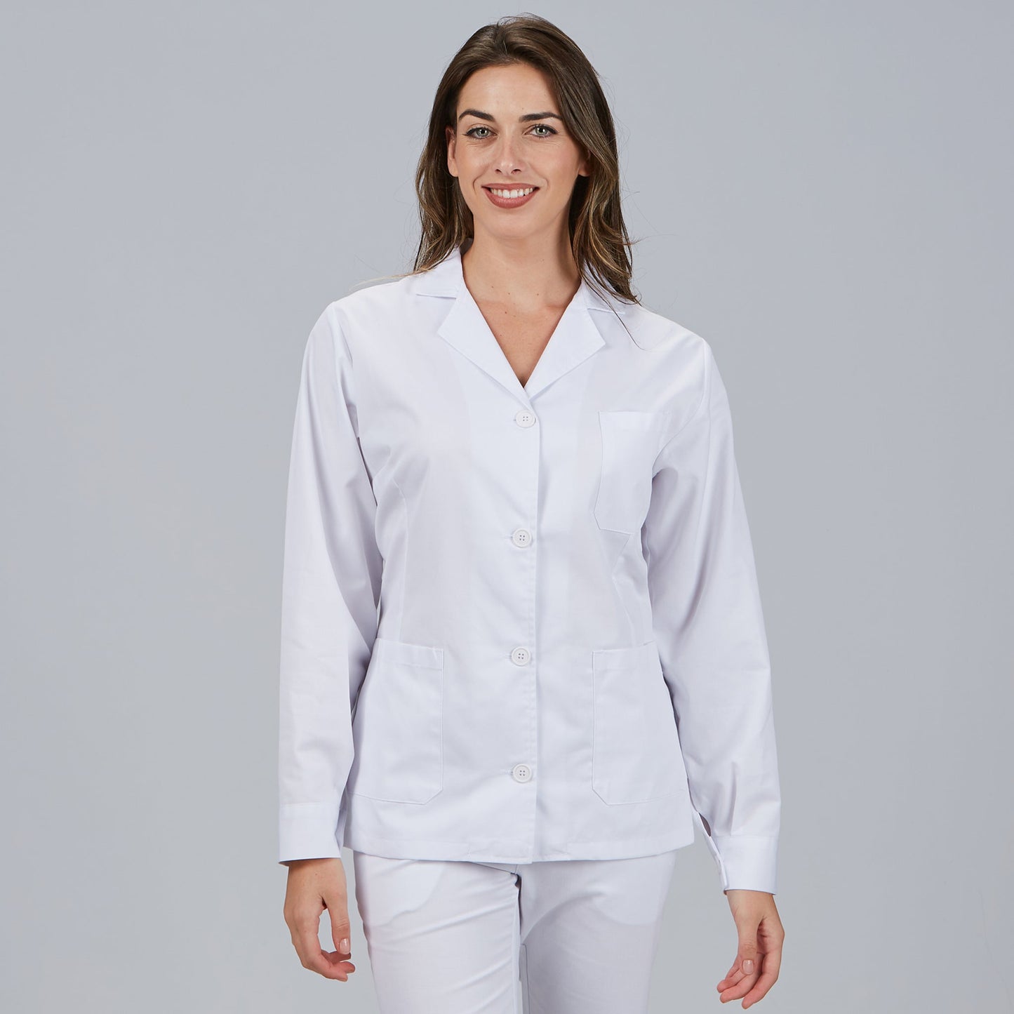 BATA MUJER CORTA BLANCA M/L