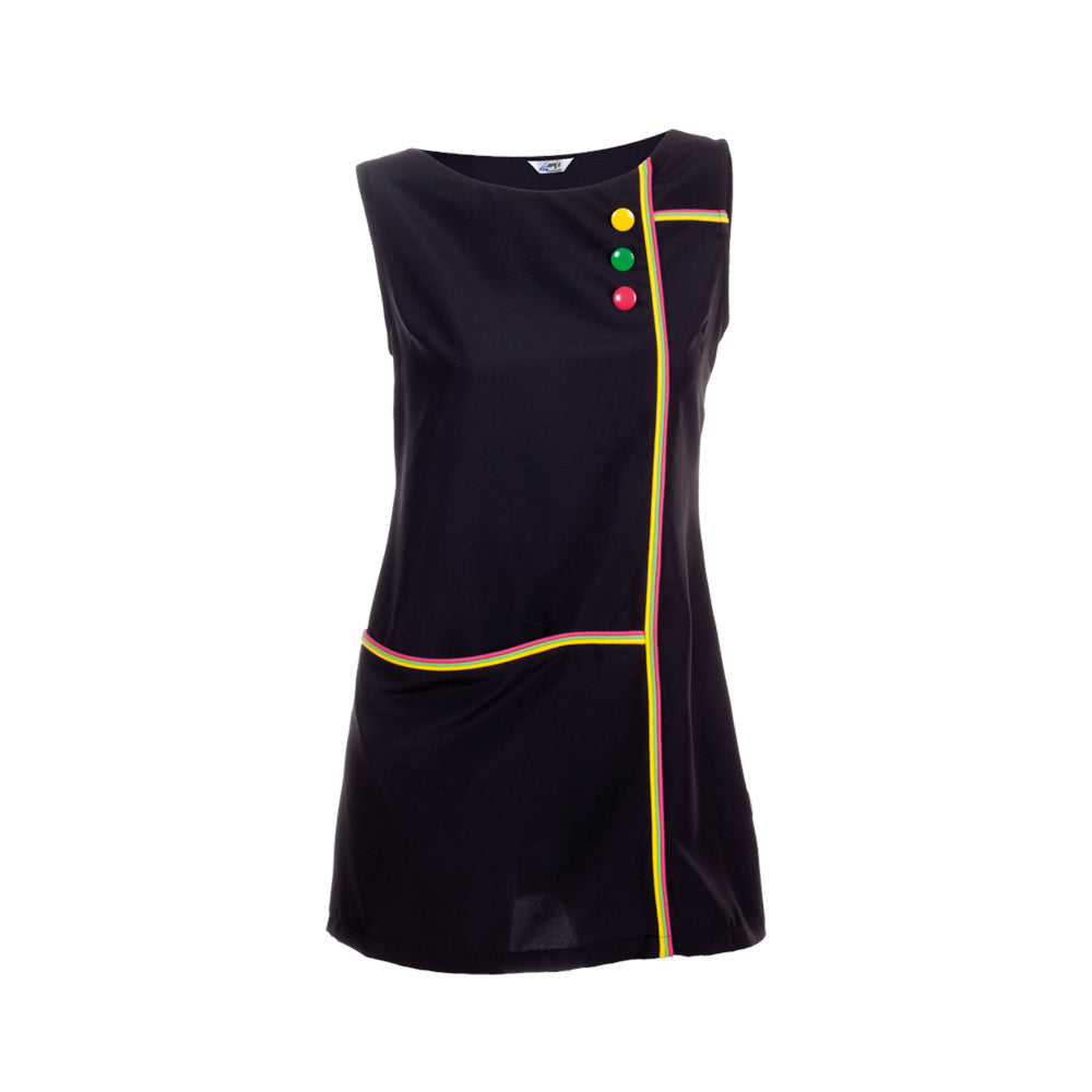BLUSA S/MANGAS TRIPLE VIVO