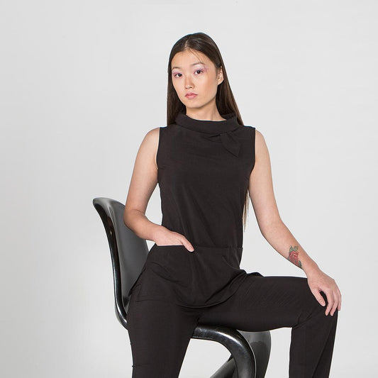 BLUSA MUJER CUELLO VUELTO