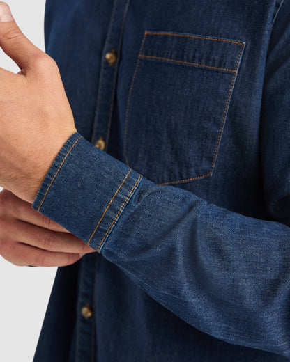 Camisa Vaquera Manga Larga Hombre| ROLY