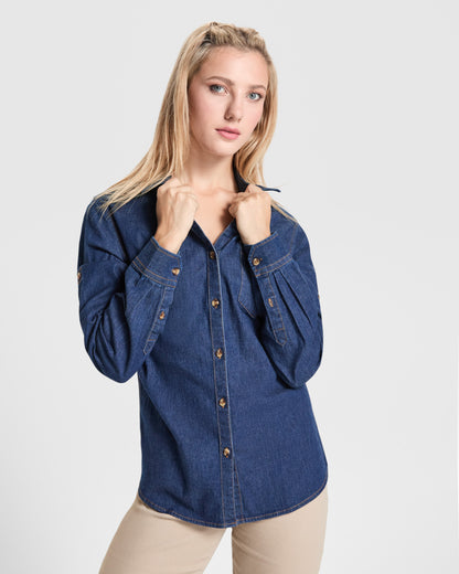 Camisa Vaquera Manga Larga Mujer | ROLY