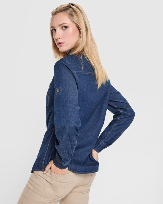 Camisa Vaquera Manga Larga Mujer | ROLY