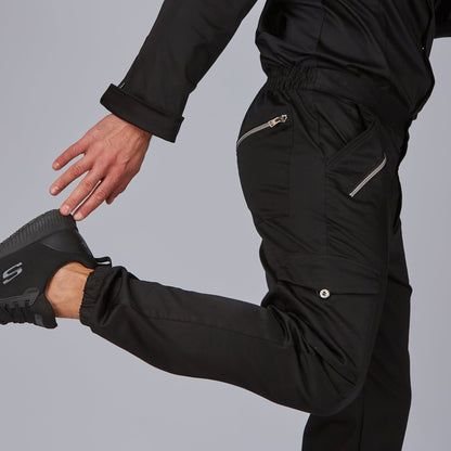 PANTALON UNISEX CREMALLERA SATEN ALGODON