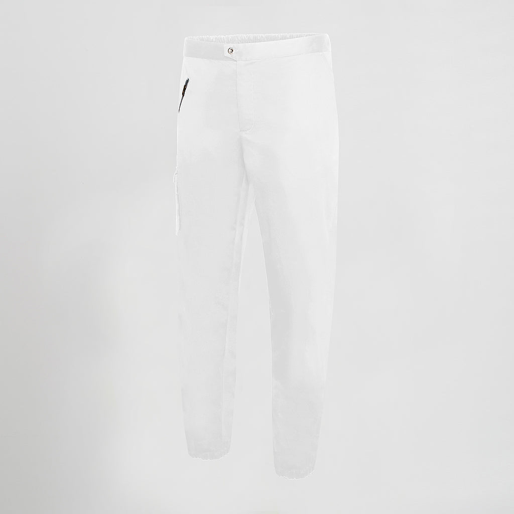 PANTALON UNISEX CREMALLERA SATEN ALGODON