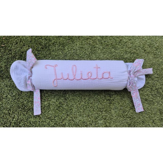 Cojín Antivuelco de Bambula | Bordado personalizado Bambula Blanco