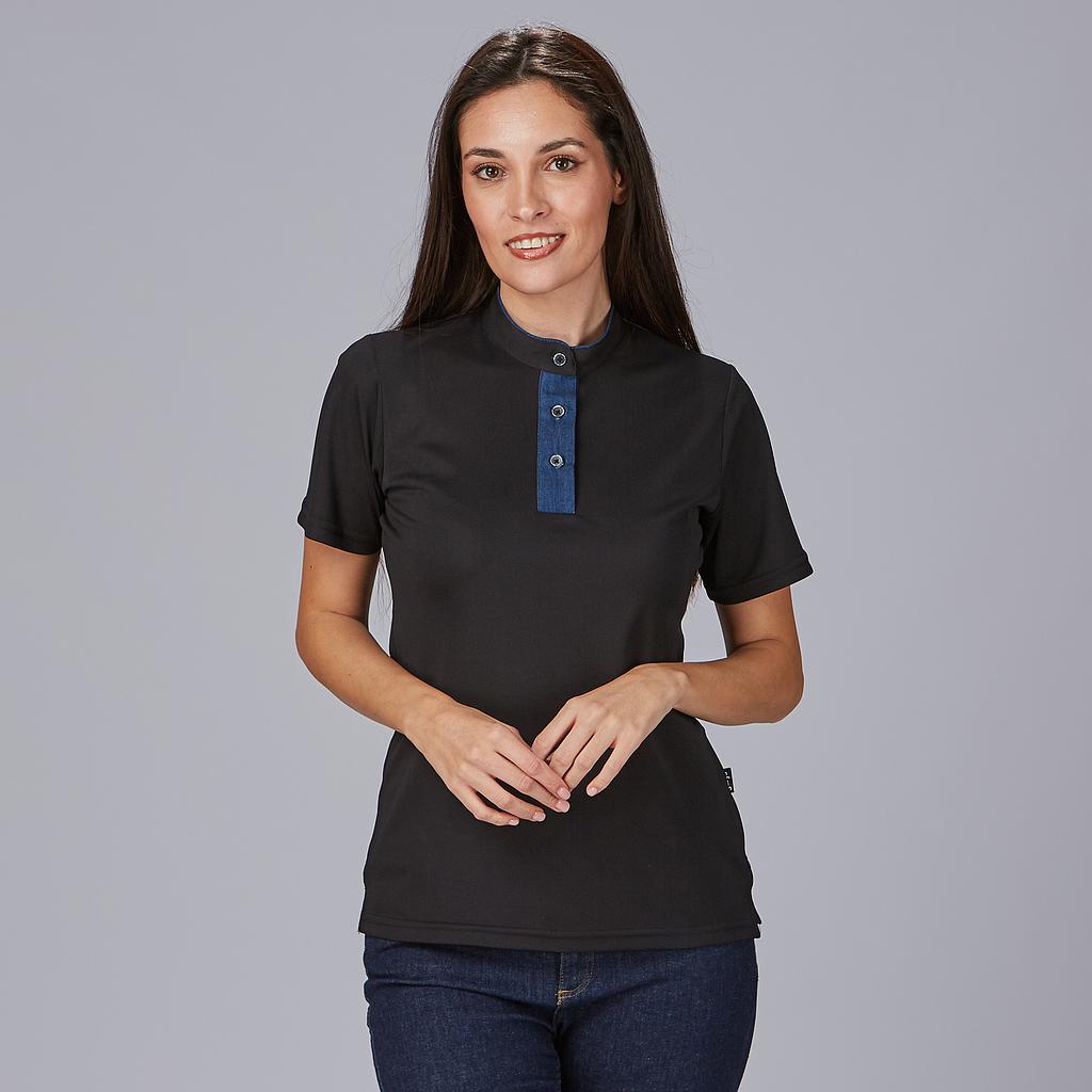 POLO MUJER CUELLO MAO TEJANO