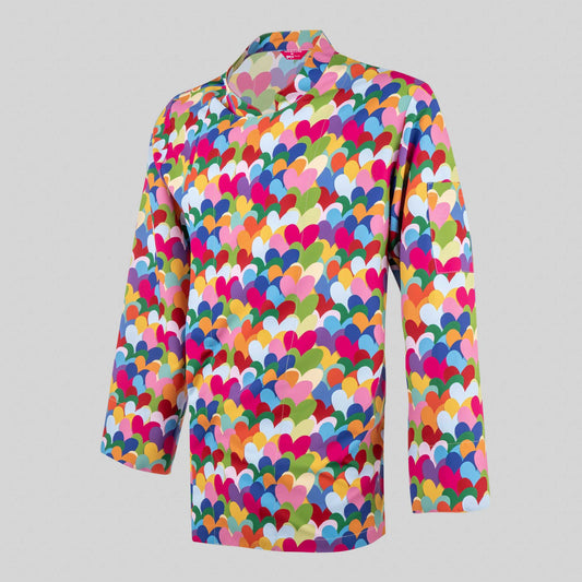 CHAQUETA COCINA UNISEX HEART ALGODON AGATHA