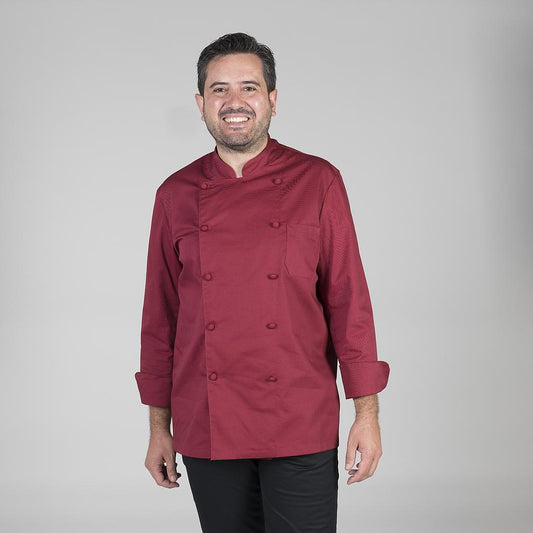 CHAQUETA COCINA UNISEX FLORENCIA M/L - Bordando Sueños