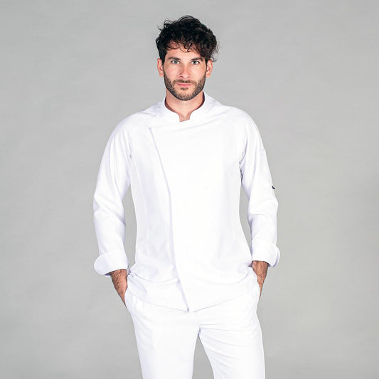 CHAQUETA COCINA HOMBRE CRESPO - Bordando Sueños