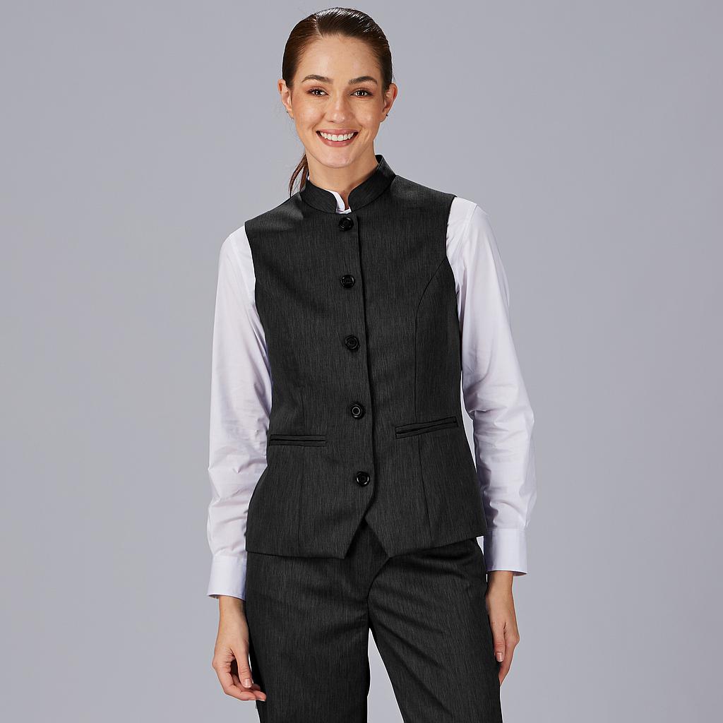 CHALECO MUJER CUELLO MAO CARRASCO