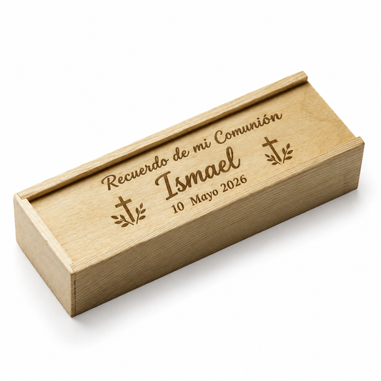 Mini dominó de madera personalizado con grabado láser | Grabado láser