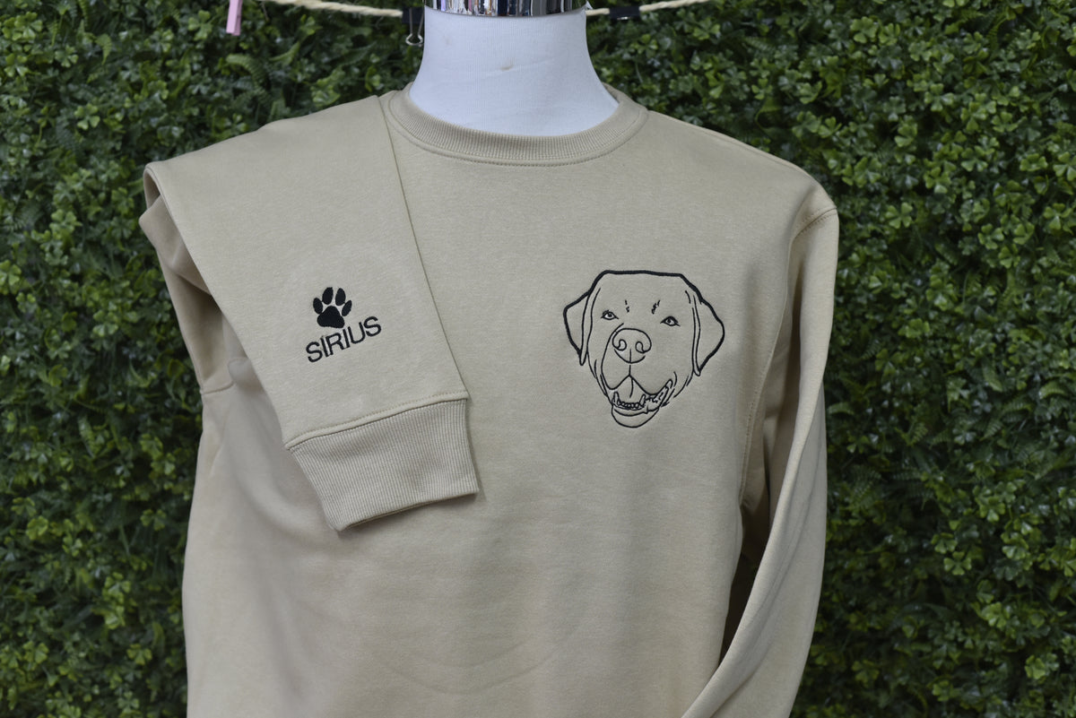 Sudaderas Personalizadas Bordado mascota Minimalista