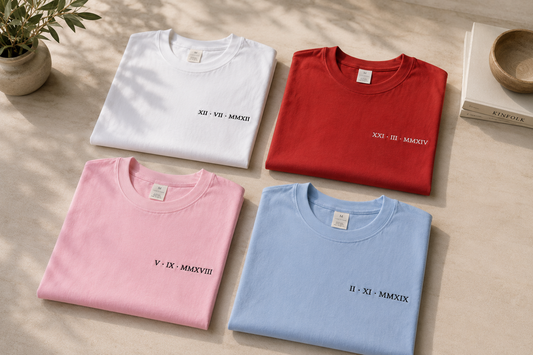 Camiseta personalizada | fecha Números Romanos